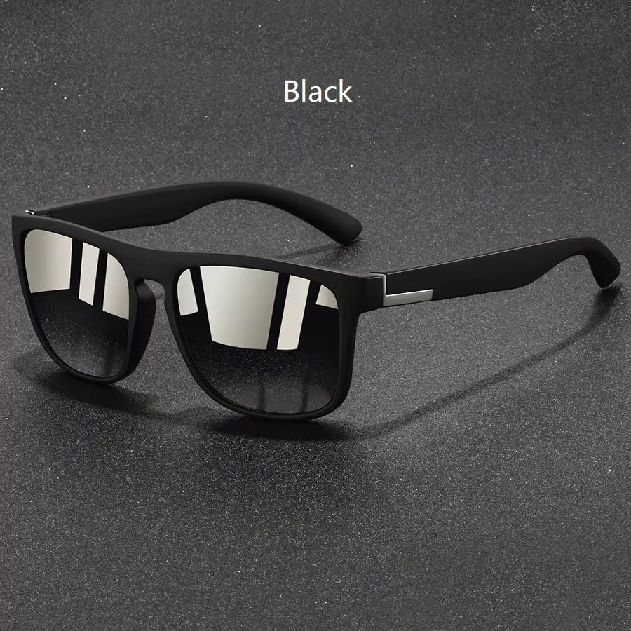 Fashion Vintage Square Sports Sunglasses Men Women Fishing Driving for Man Brand Designer Sun Glasses Anti-Glare UV400 Eyewear