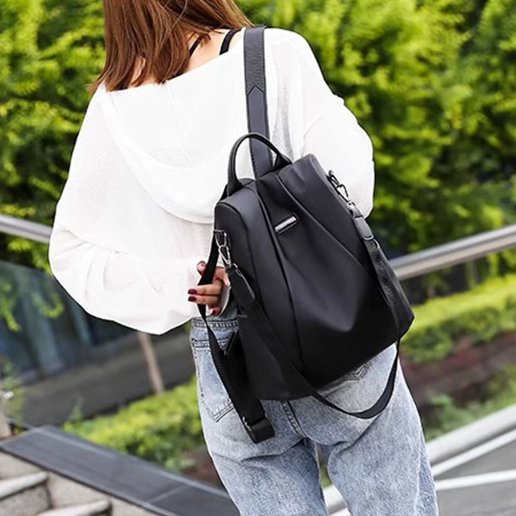 Luxury Women Backpack Casual Black/Khaki/Rose Red School Bag for Girls Detachable Strap Travel Shoulder Bag Mochila Rucksack