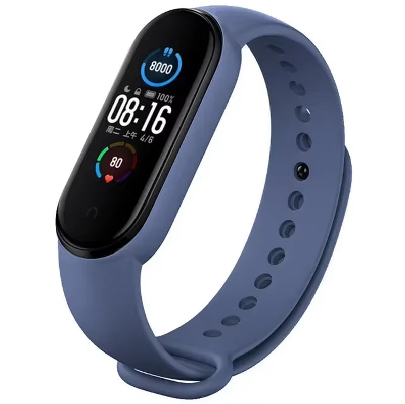 Watch Strap for  Mi Band 7 6 5 4 3 Wristband Silicone Bracelet Wrist Straps Miband 3/4 Band5 Band6 Smartwatch Accessories