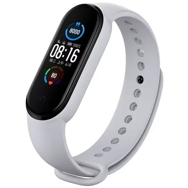 Watch Strap for  Mi Band 7 6 5 4 3 Wristband Silicone Bracelet Wrist Straps Miband 3/4 Band5 Band6 Smartwatch Accessories