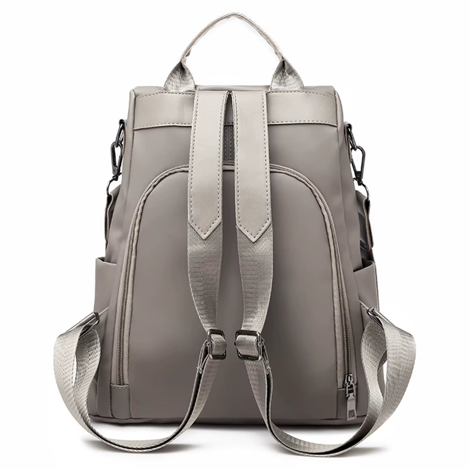 Luxury Women Backpack Casual Black/Khaki/Rose Red School Bag for Girls Detachable Strap Travel Shoulder Bag Mochila Rucksack