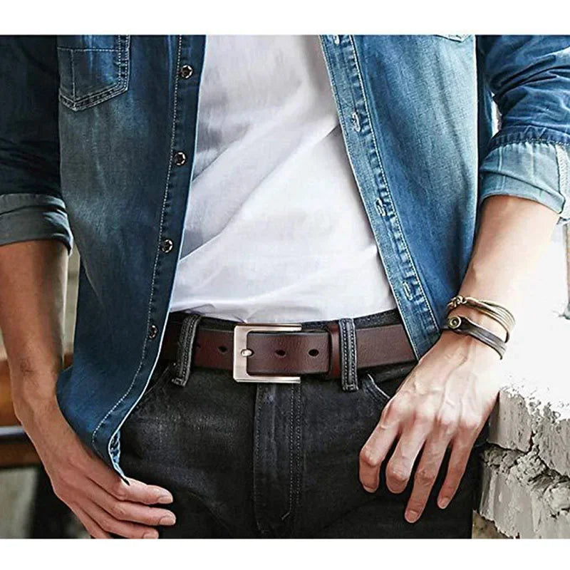 Real Genuine Leather Belt for Men plus Size 170 160 150 140 130Cm Men High Quality Belts Men Cowskin Fashion Strap Male Jeans