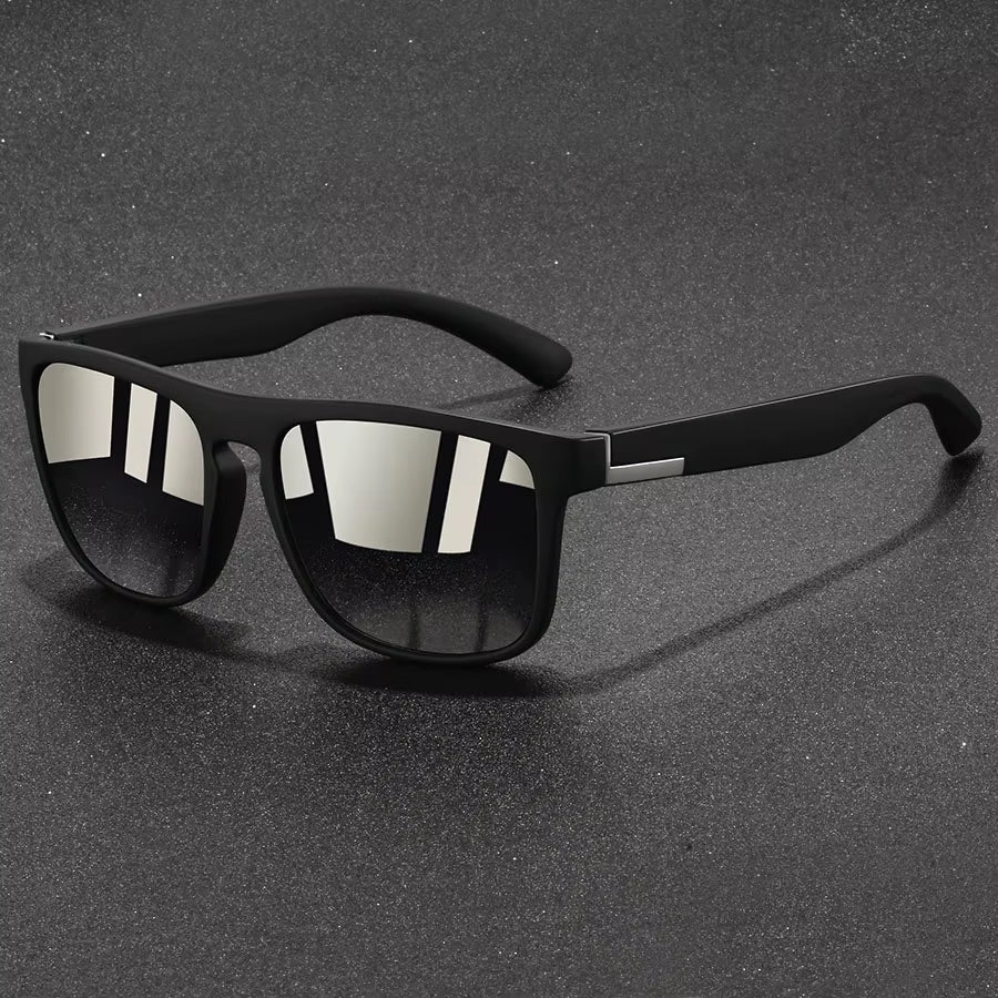 Fashion Vintage Square Sports Sunglasses Men Women Fishing Driving for Man Brand Designer Sun Glasses Anti-Glare UV400 Eyewear