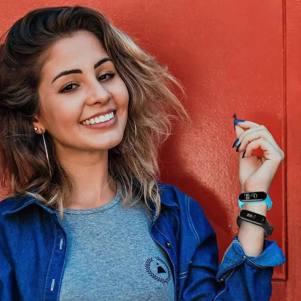 Watch Strap for  Mi Band 7 6 5 4 3 Wristband Silicone Bracelet Wrist Straps Miband 3/4 Band5 Band6 Smartwatch Accessories